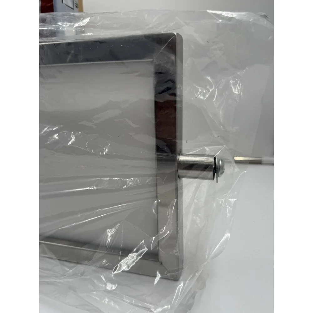 A4 Portrait Barrier Post Top Sign Holder‎ Stainless Steel